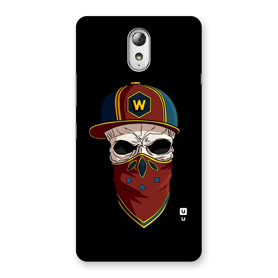 Cool Skull Mask Cap Back Case for Lenovo Vibe P1M