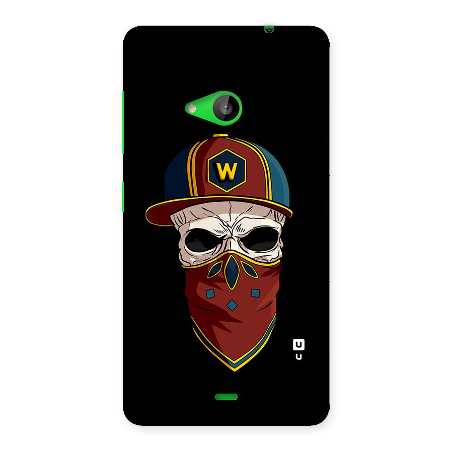 Cool Skull Mask Cap Back Case for Lumia 535