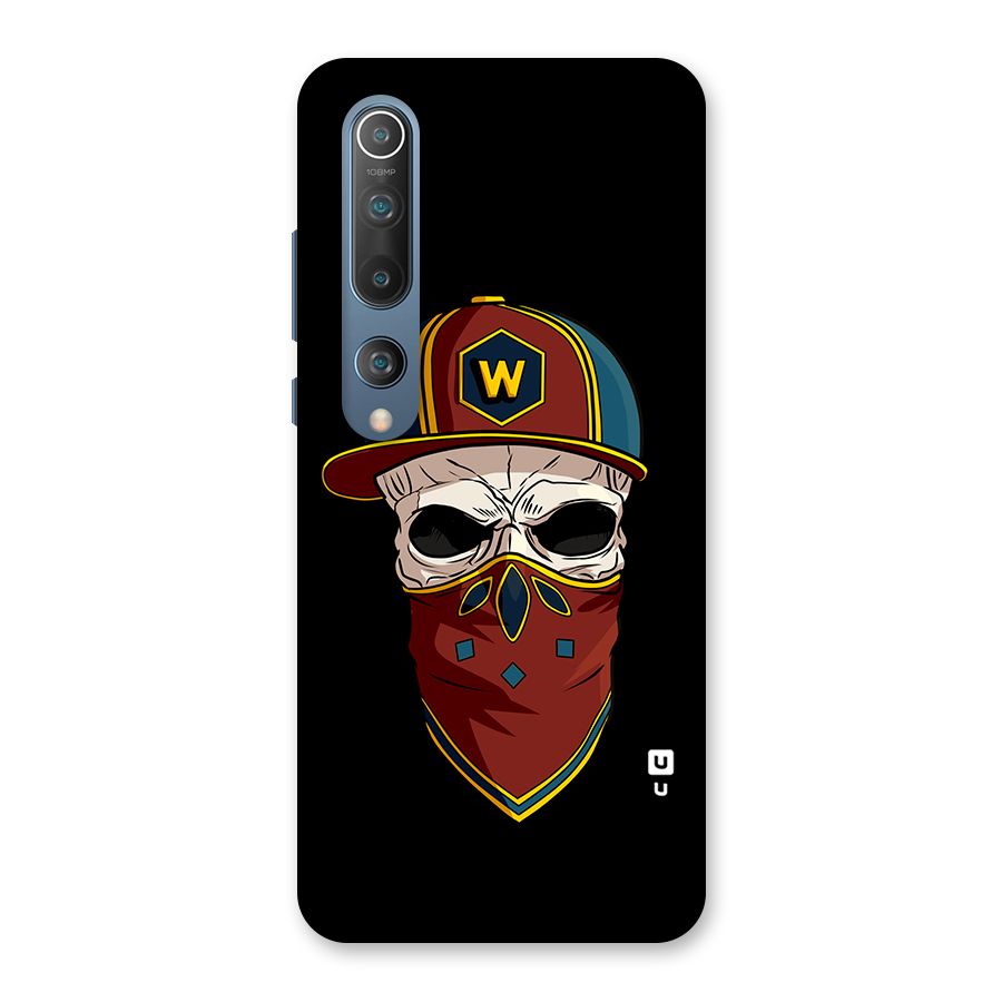 Cool Skull Mask Cap Back Case for Mi 10