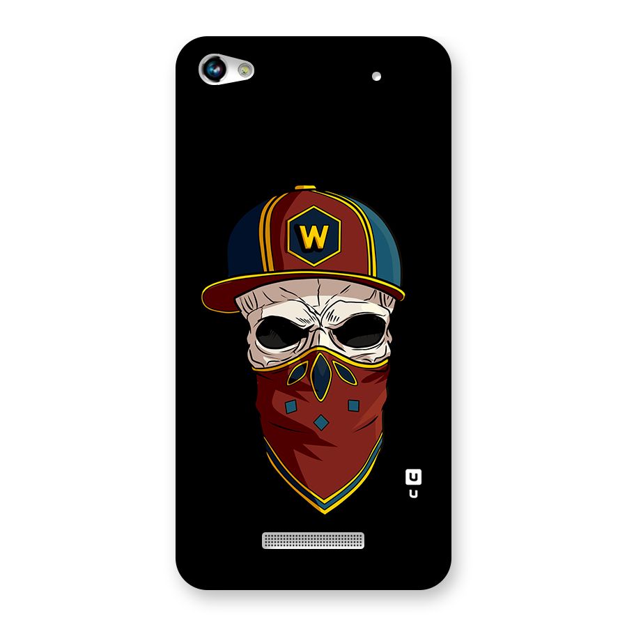Cool Skull Mask Cap Back Case for Micromax Hue 2