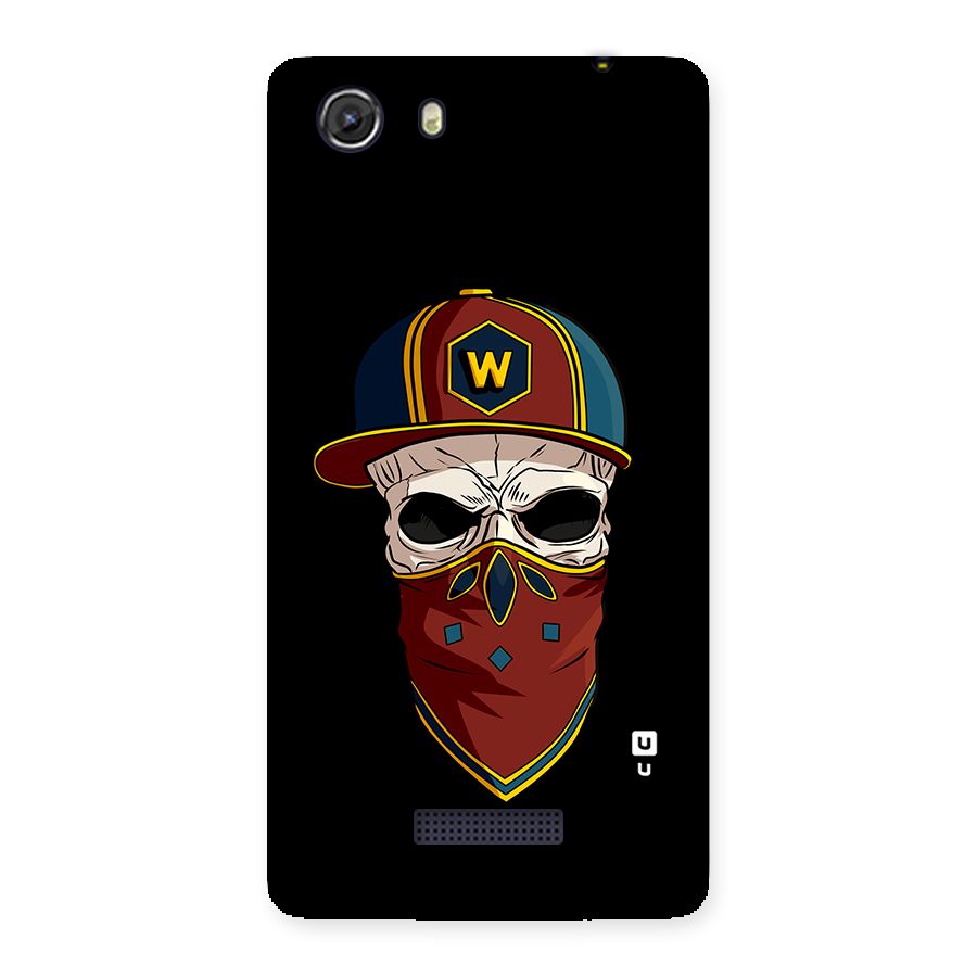 Cool Skull Mask Cap Back Case for Micromax Unite 3