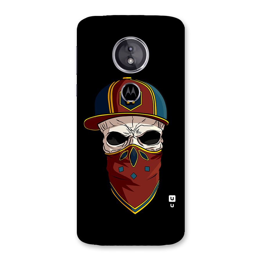 Cool Skull Mask Cap Back Case for Moto E5