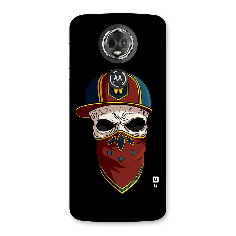 Cool Skull Mask Cap Back Case for Moto E5 Plus