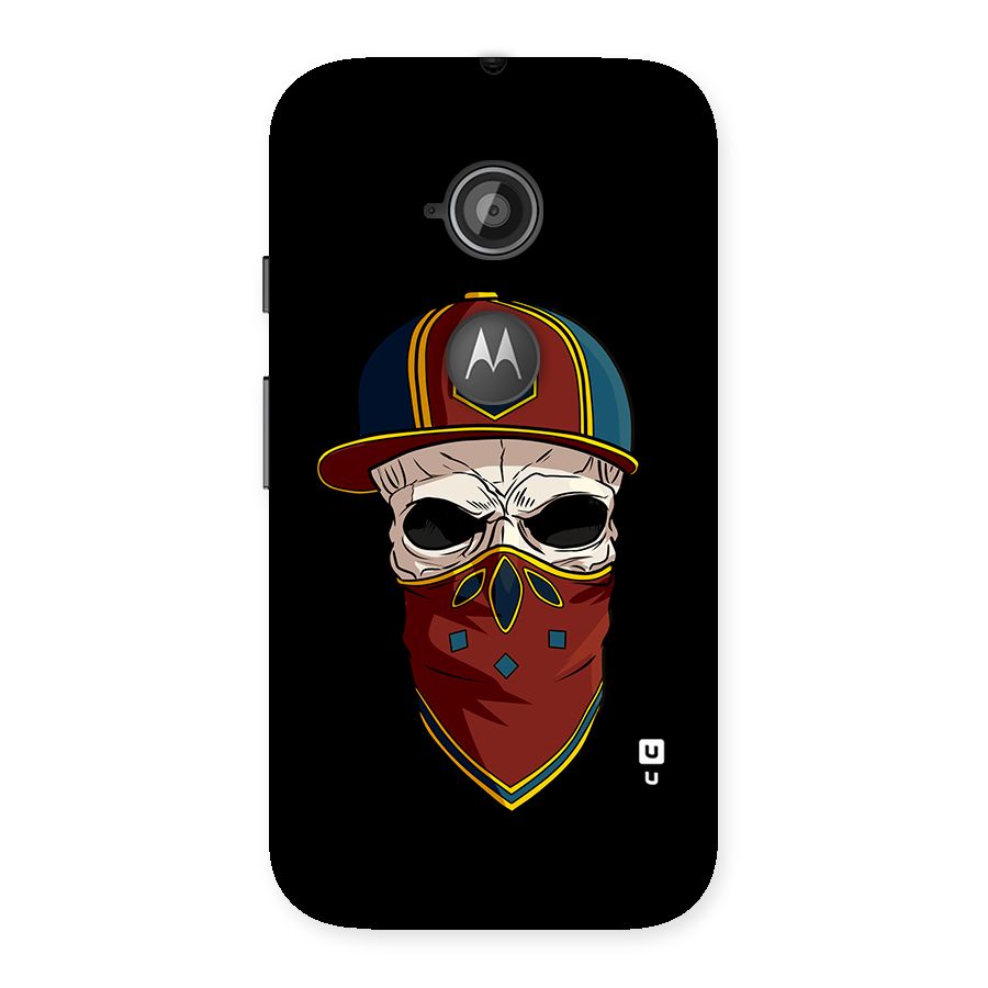 Cool Skull Mask Cap Back Case for Moto E 2nd Gen