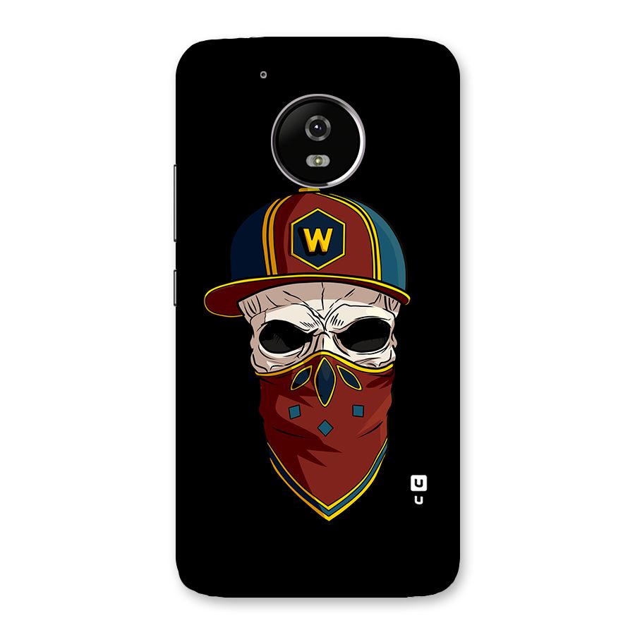 Cool Skull Mask Cap Back Case for Moto G5