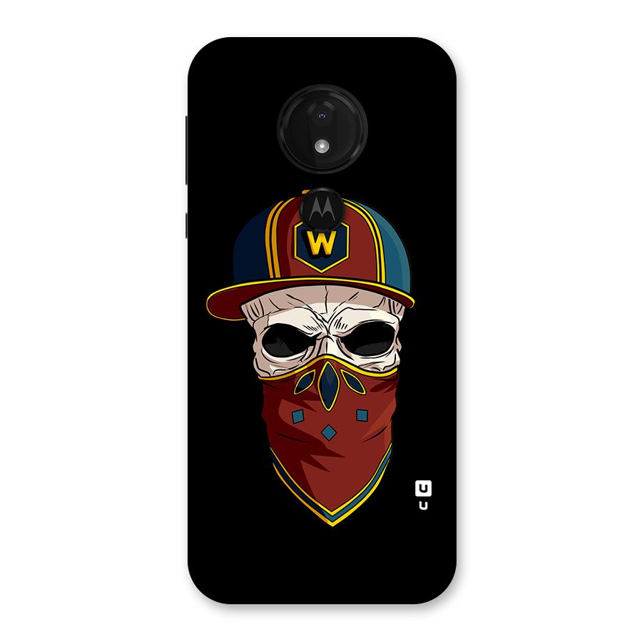 Cool Skull Mask Cap Back Case for Moto G7 Power