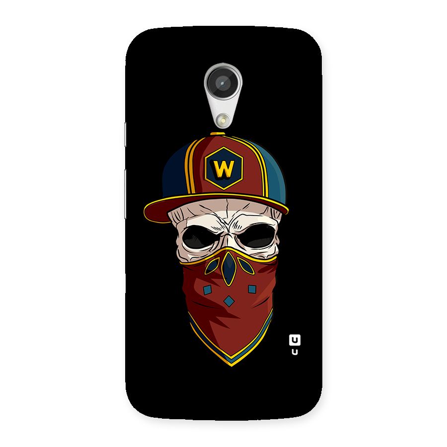 Cool Skull Mask Cap Back Case for Moto G 2nd Gen