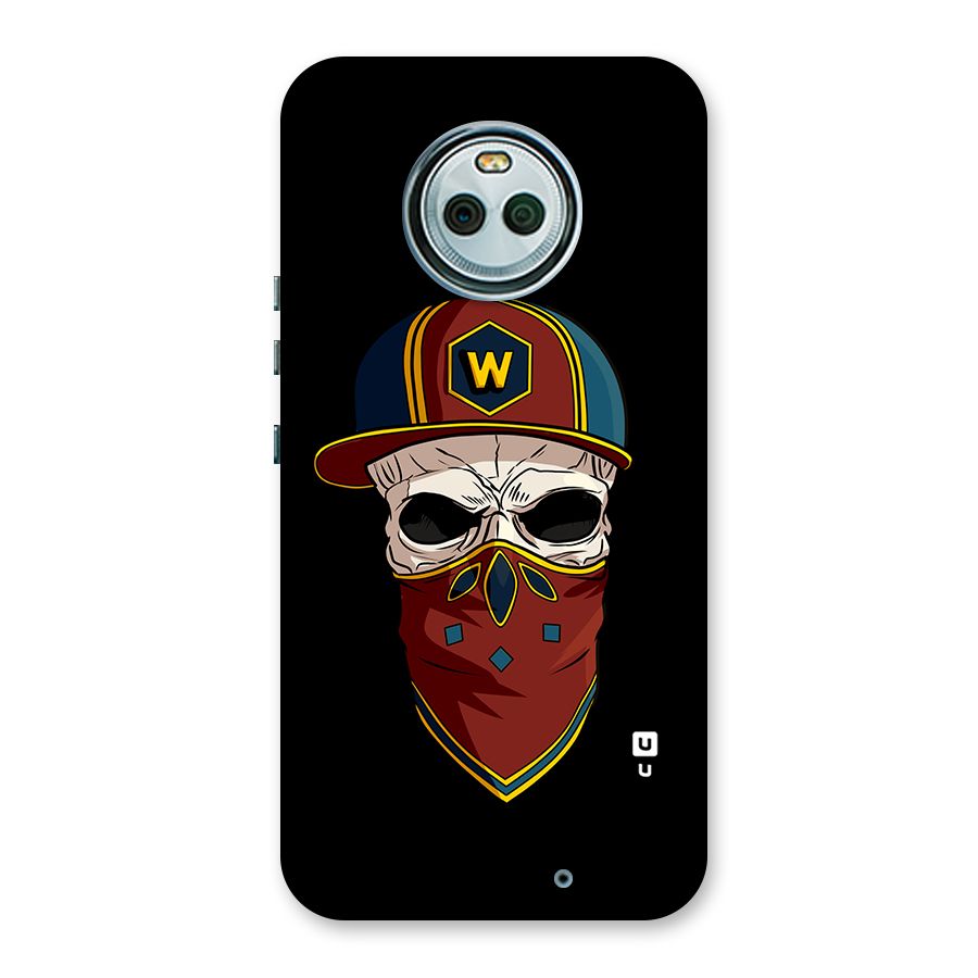 Cool Skull Mask Cap Back Case for Moto X4