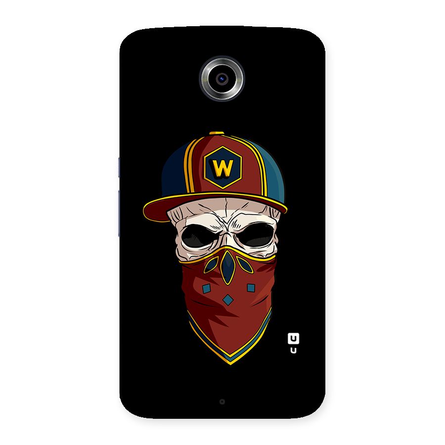 Cool Skull Mask Cap Back Case for Nexsus 6