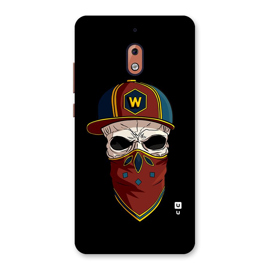 Cool Skull Mask Cap Back Case for Nokia 2.1