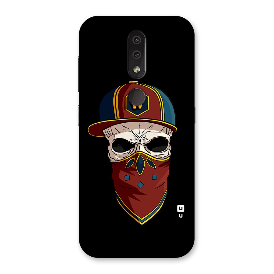 Cool Skull Mask Cap Back Case for Nokia 4.2