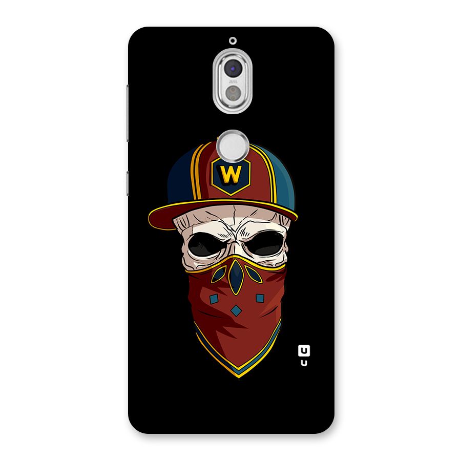 Cool Skull Mask Cap Back Case for Nokia 7