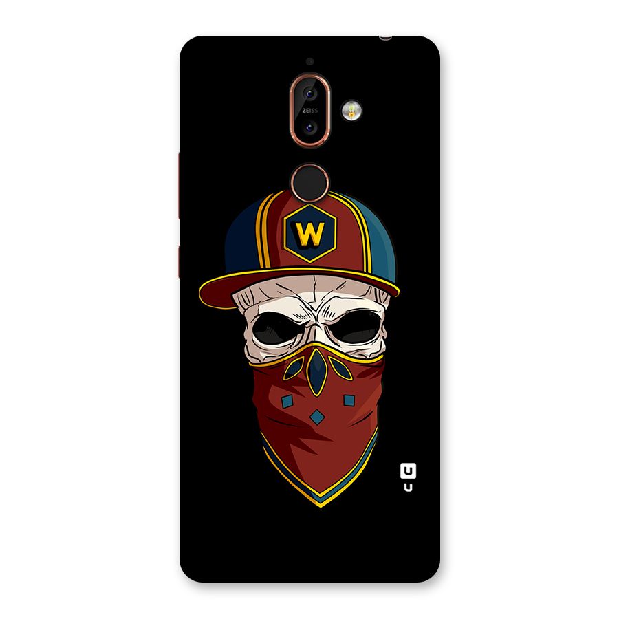 Cool Skull Mask Cap Back Case for Nokia 7 Plus