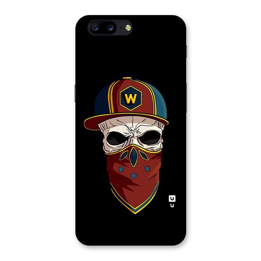 Cool Skull Mask Cap Back Case for OnePlus 5