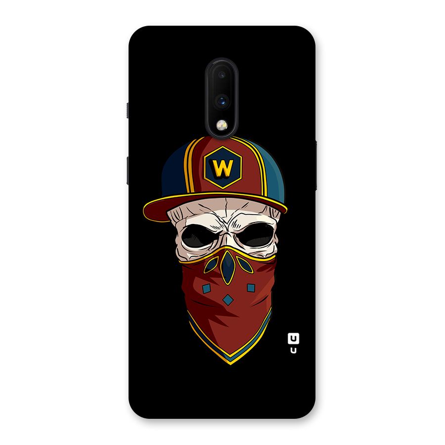 Cool Skull Mask Cap Back Case for OnePlus 7