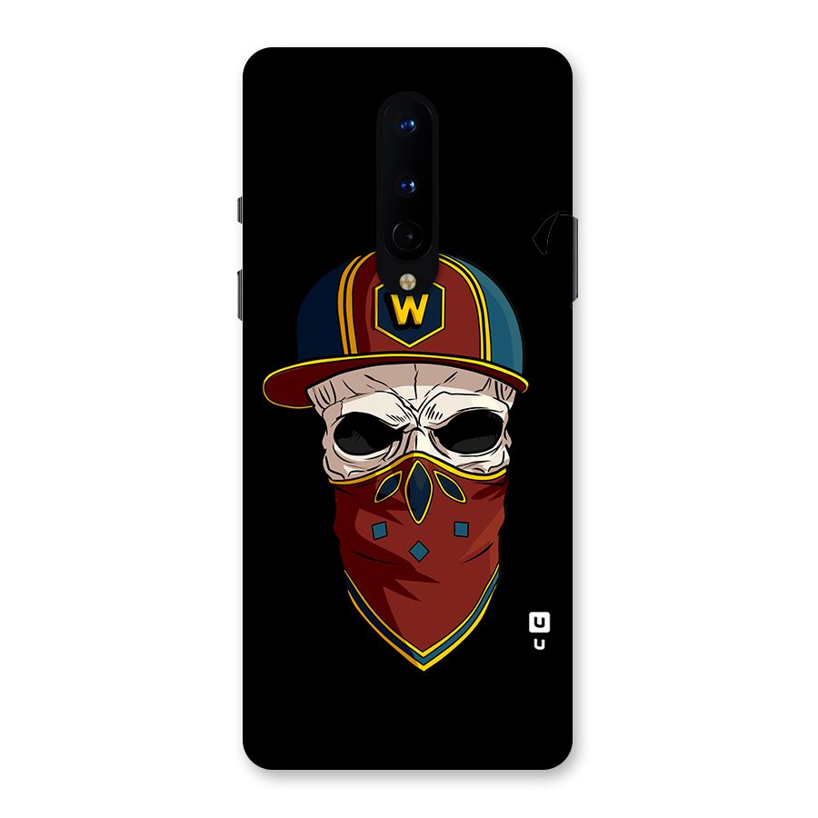 Cool Skull Mask Cap Back Case for OnePlus 8