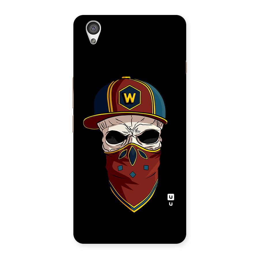 Cool Skull Mask Cap Back Case for OnePlus X
