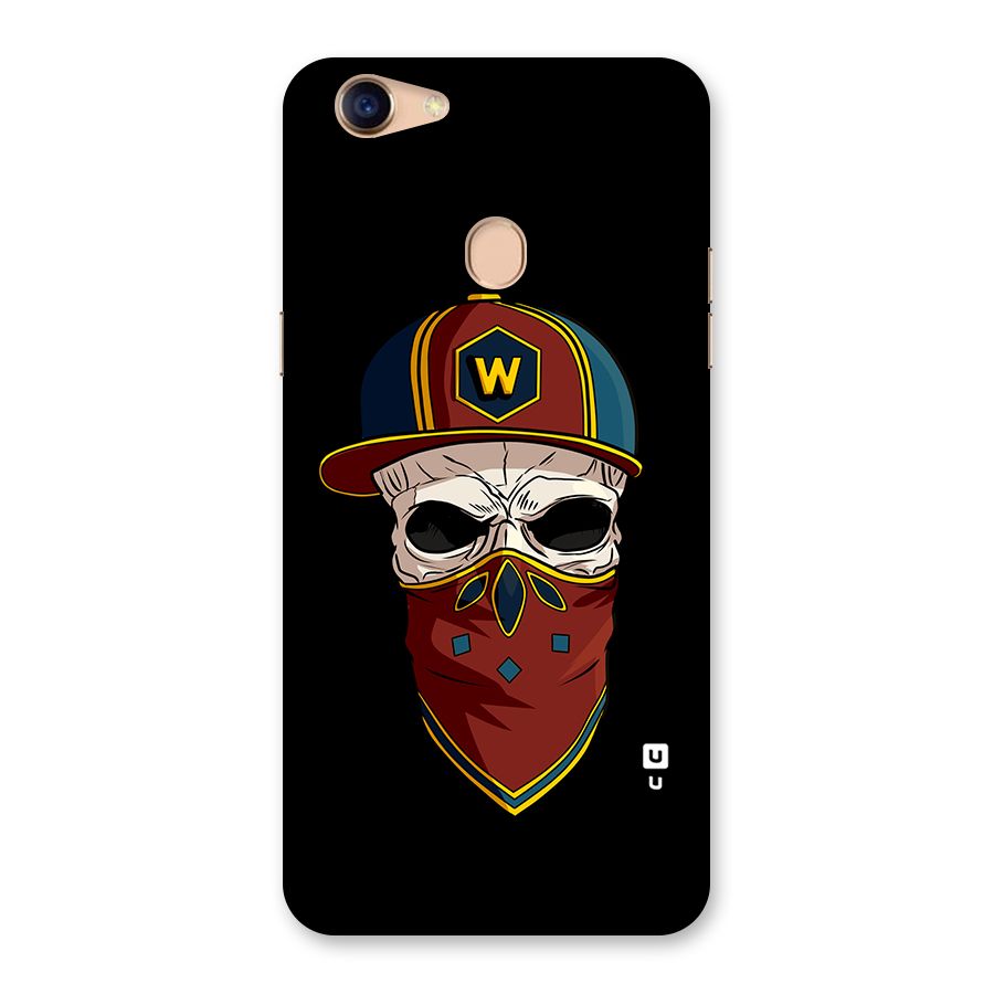 Cool Skull Mask Cap Back Case for Oppo F5 Youth