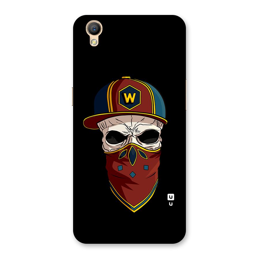 Cool Skull Mask Cap Back Case for Oppo A37