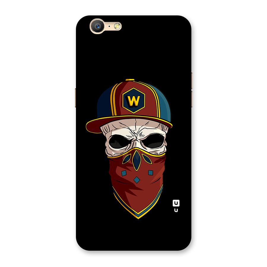 Cool Skull Mask Cap Back Case for Oppo A39