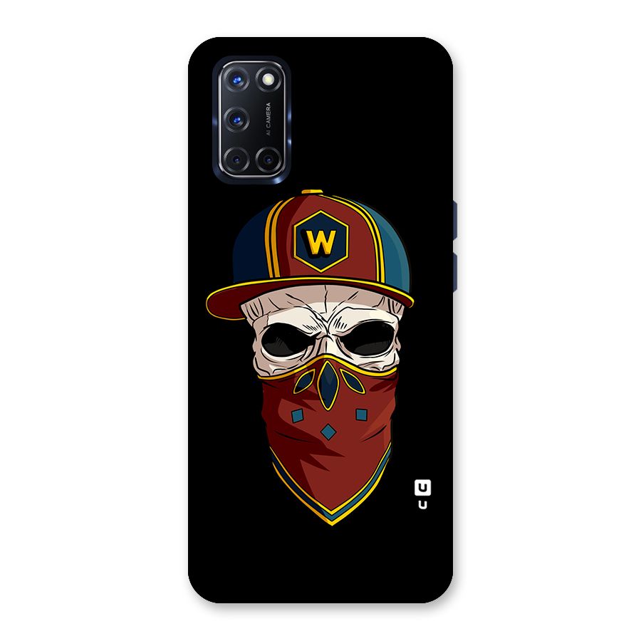 Cool Skull Mask Cap Back Case for Oppo A52