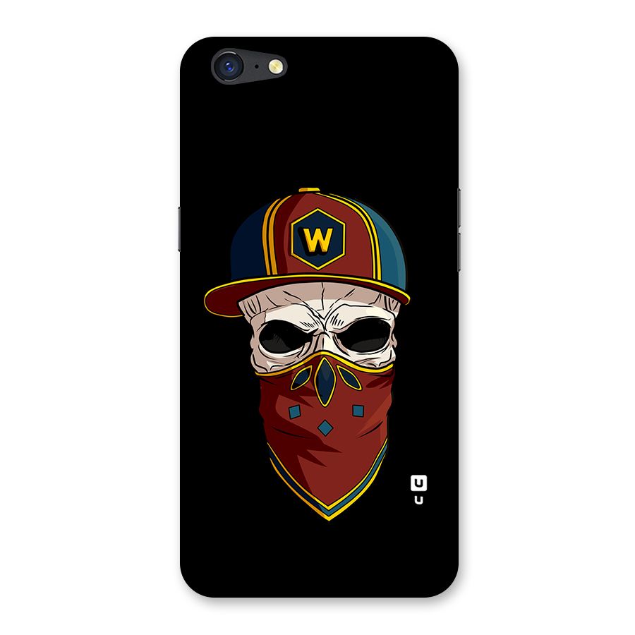 Cool Skull Mask Cap Back Case for Oppo A71