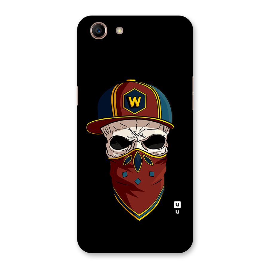 Cool Skull Mask Cap Back Case for Oppo A83 (2018)