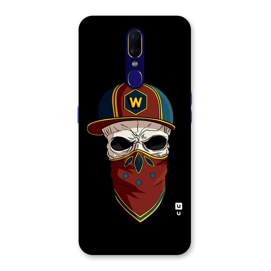 Cool Skull Mask Cap Back Case for Oppo A9