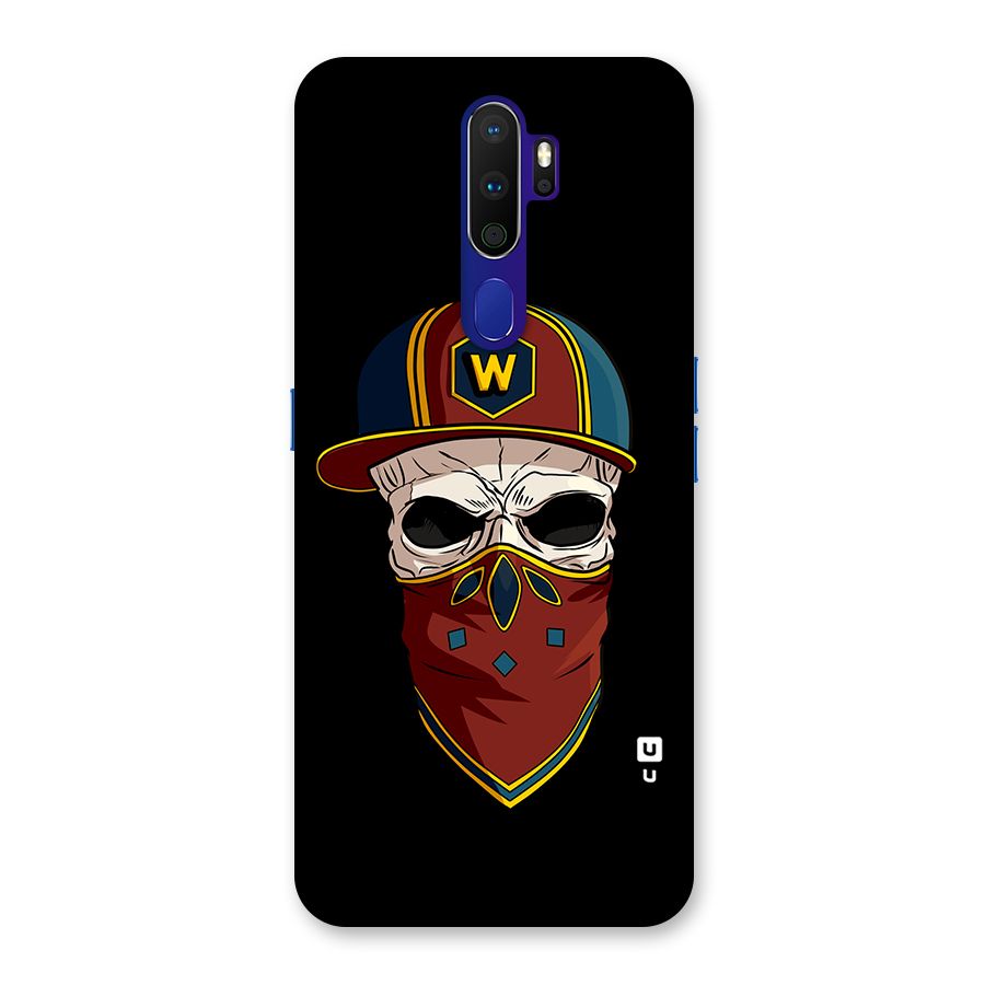 Cool Skull Mask Cap Back Case for Oppo A9 (2020)