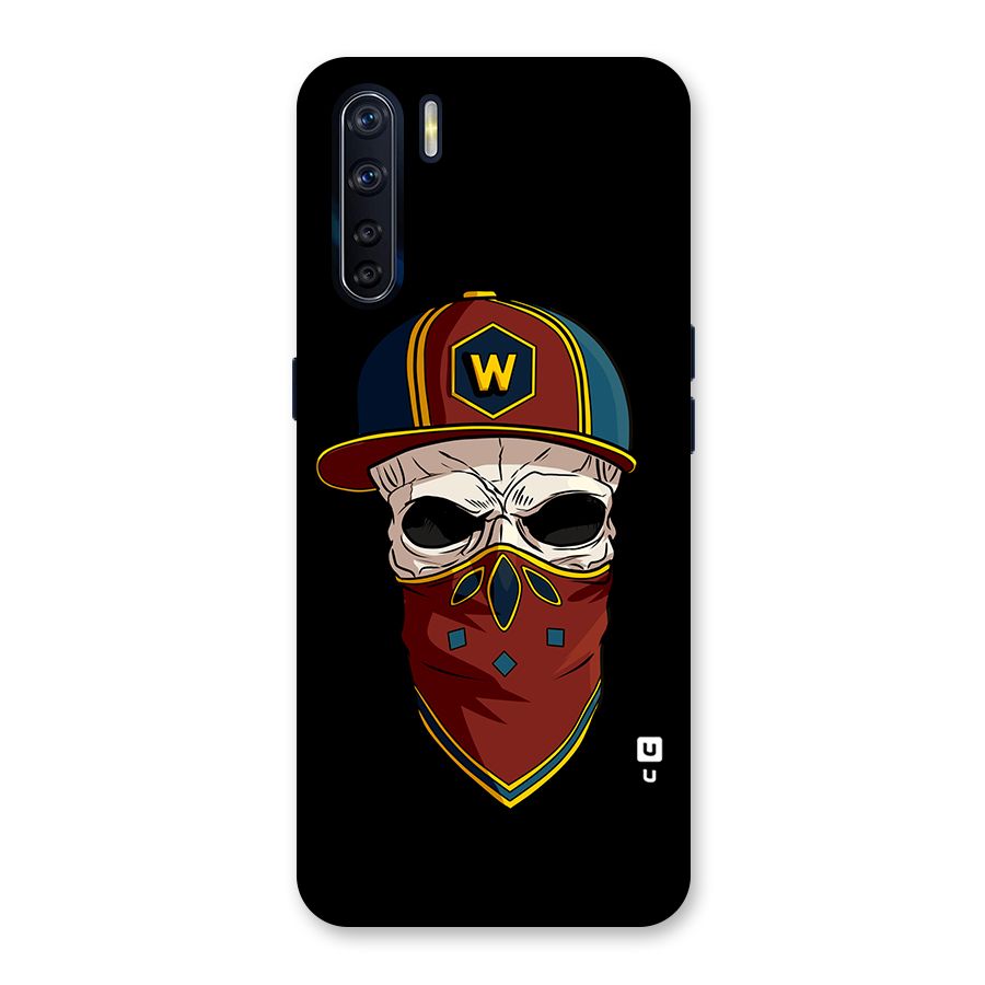 Cool Skull Mask Cap Back Case for Oppo F15