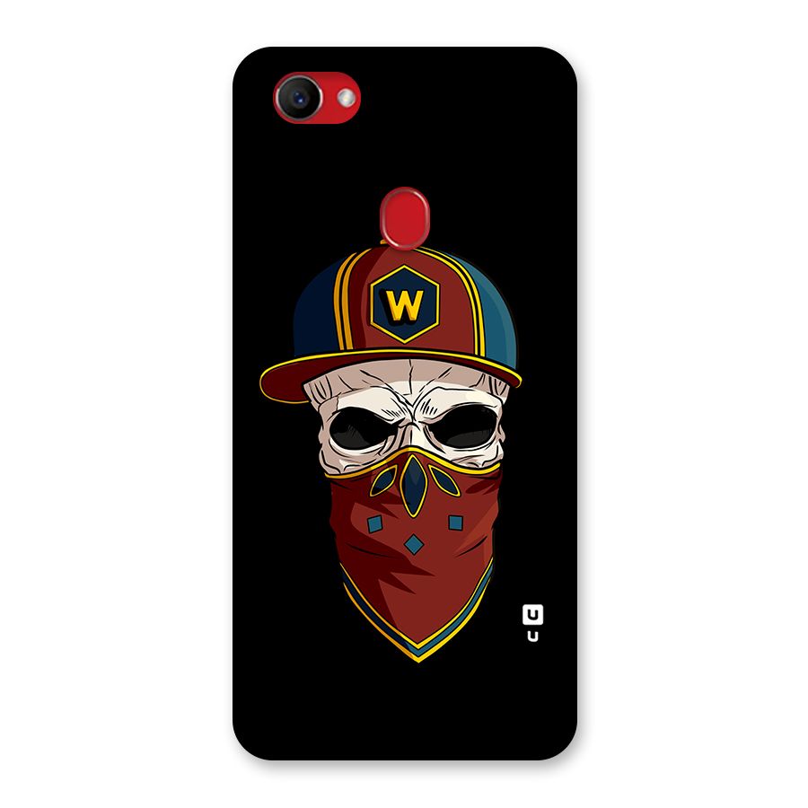 Cool Skull Mask Cap Back Case for Oppo F7