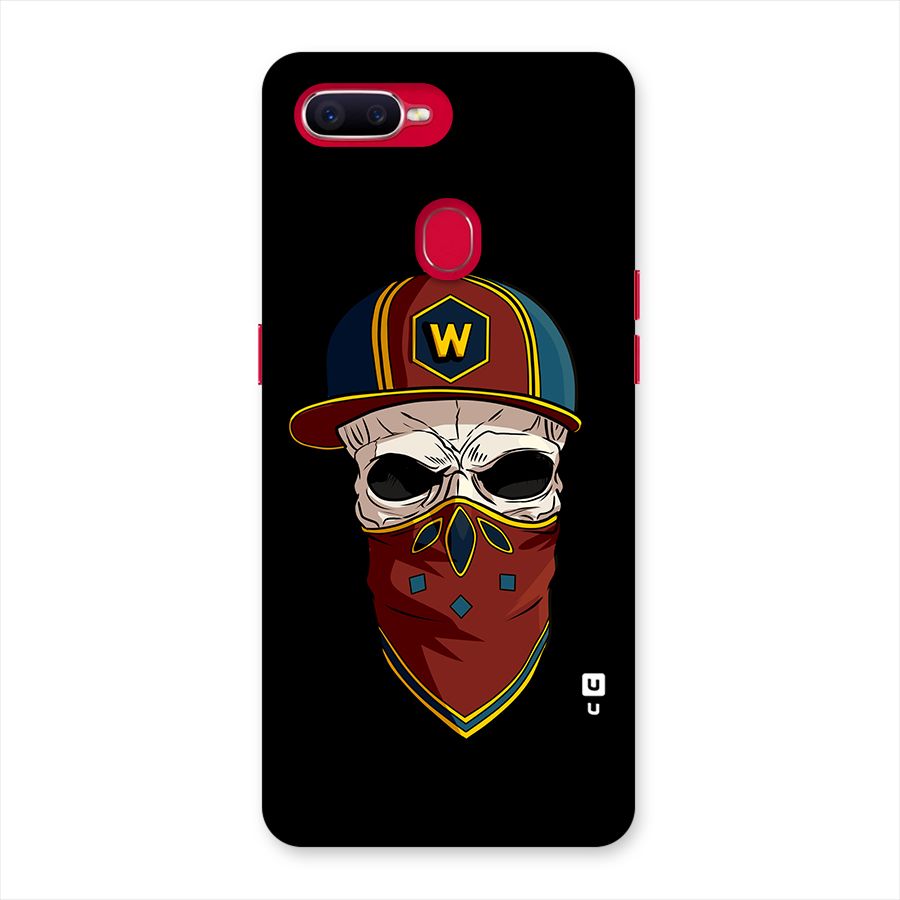 Cool Skull Mask Cap Back Case for Oppo F9 Pro