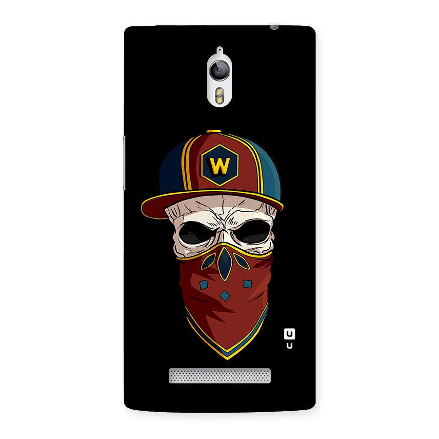 Cool Skull Mask Cap Back Case for Oppo Find 7