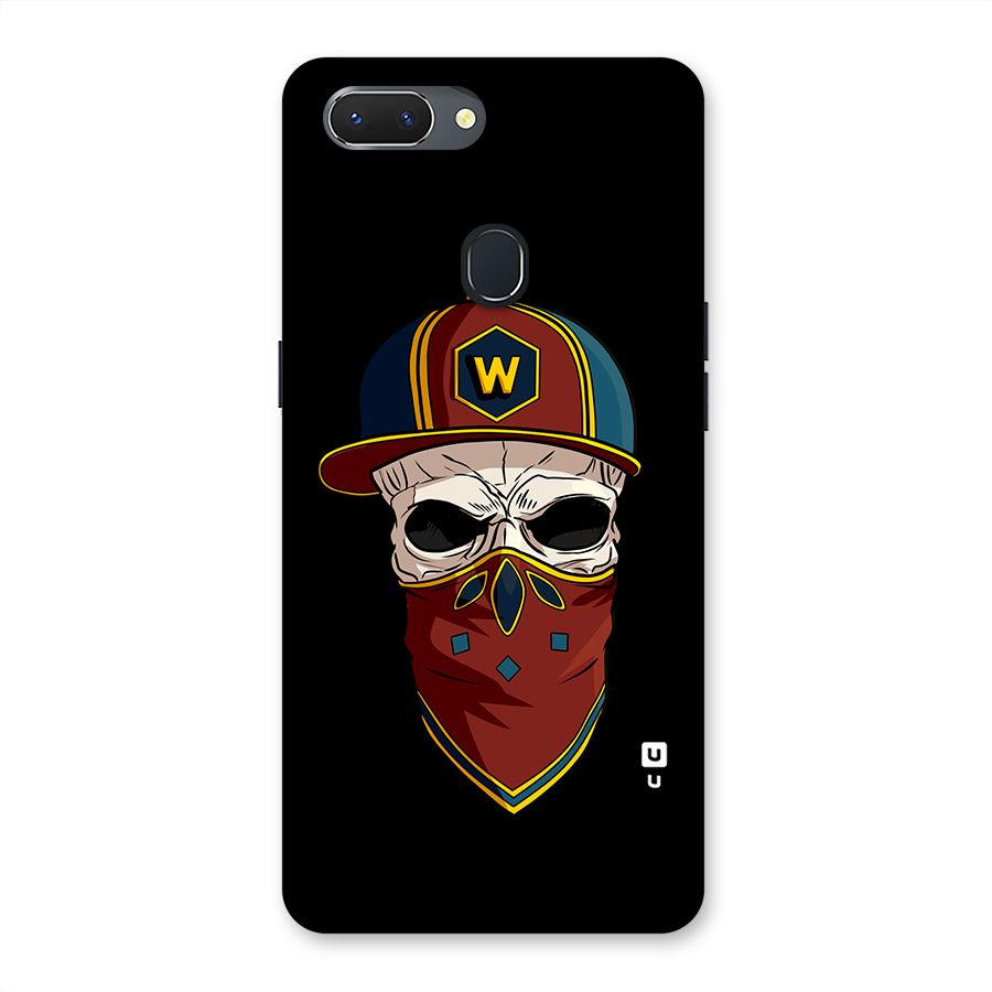 Cool Skull Mask Cap Back Case for Oppo Realme 2