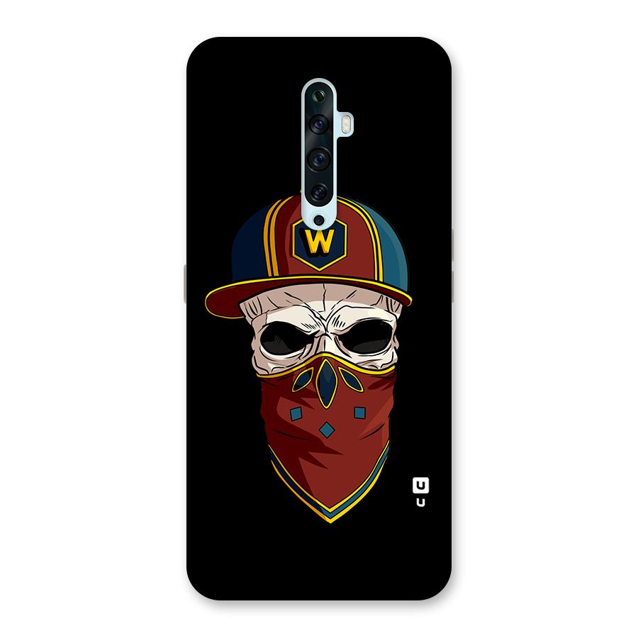 Cool Skull Mask Cap Back Case for Oppo Reno2 Z
