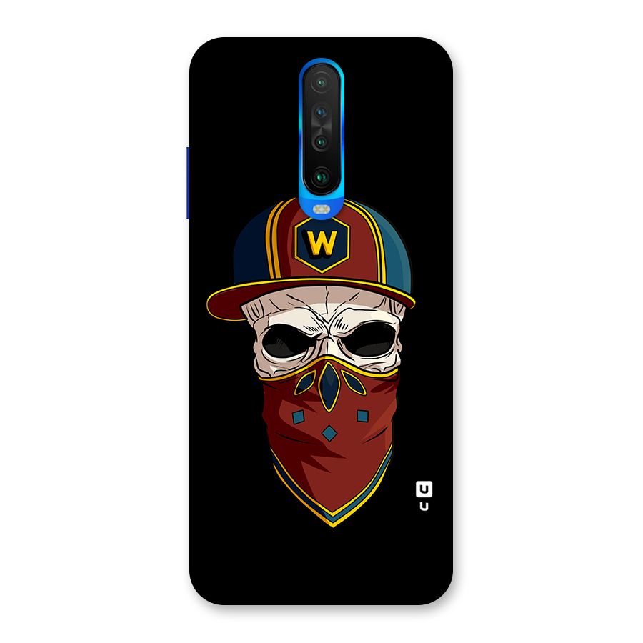 Cool Skull Mask Cap Back Case for Poco X2