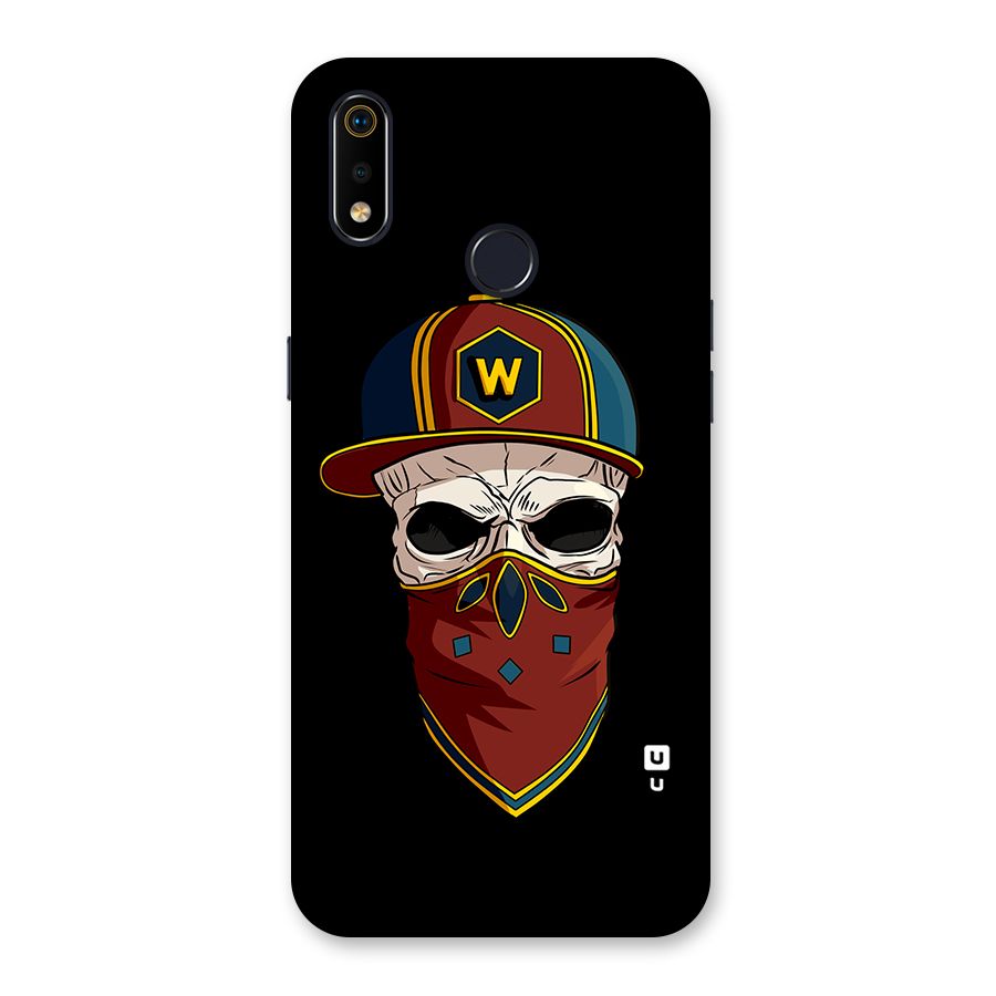 Cool Skull Mask Cap Back Case for Realme 3i