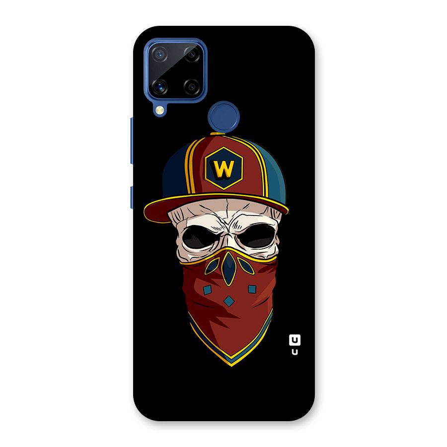 Cool Skull Mask Cap Back Case for Realme C15