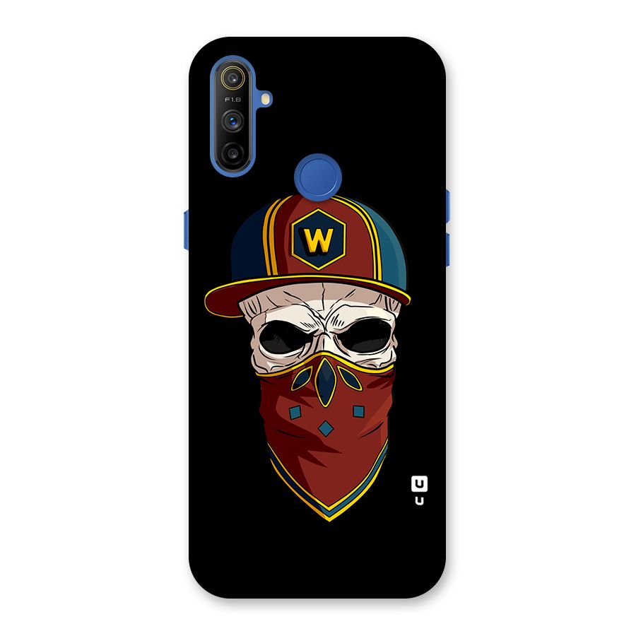 Cool Skull Mask Cap Back Case for Realme Narzo 10A