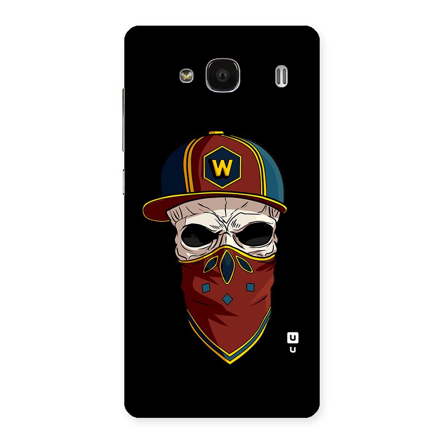 Cool Skull Mask Cap Back Case for Redmi 2