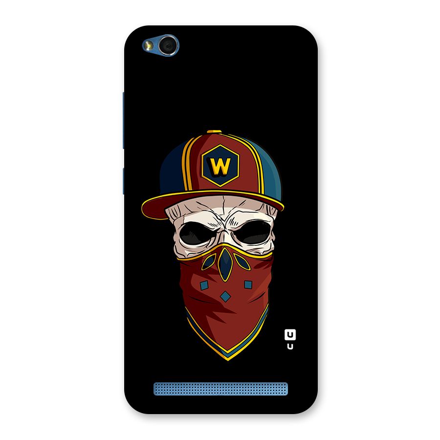 Cool Skull Mask Cap Back Case for Redmi 5A