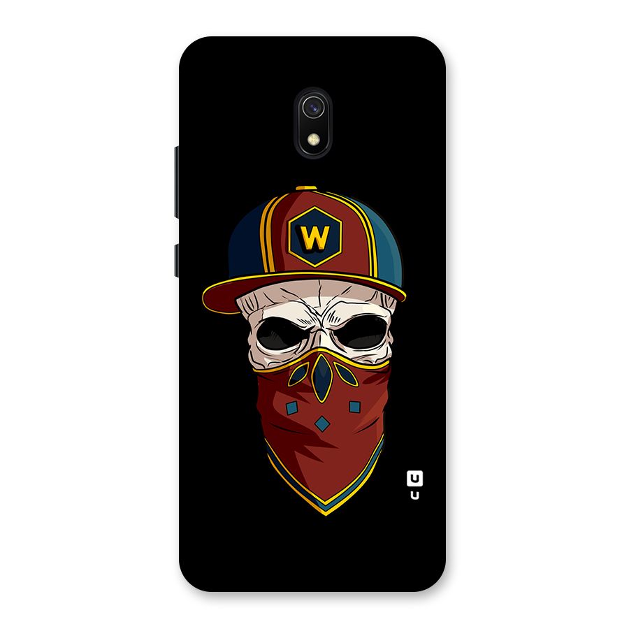 Cool Skull Mask Cap Back Case for Redmi 8A