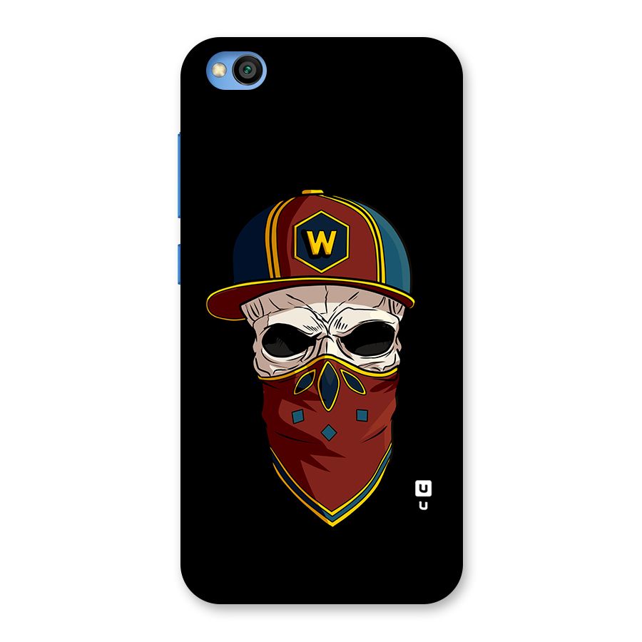 Cool Skull Mask Cap Back Case for Redmi Go