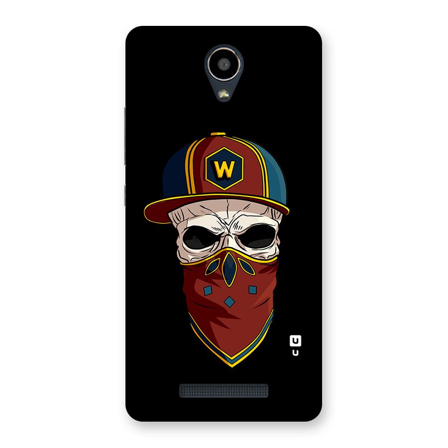 Cool Skull Mask Cap Back Case for Redmi Note 2
