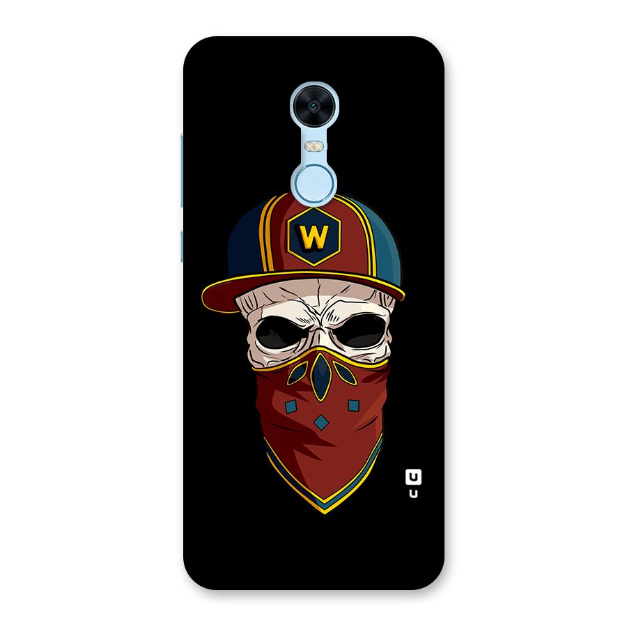 Cool Skull Mask Cap Back Case for Redmi Note 5