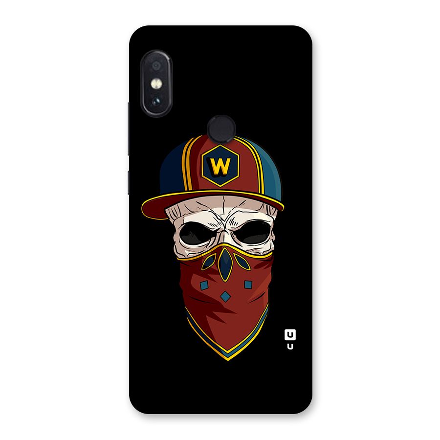 Cool Skull Mask Cap Back Case for Redmi Note 5 Pro