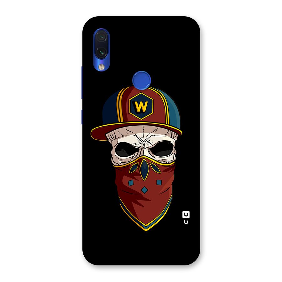 Cool Skull Mask Cap Back Case for Redmi Note 7