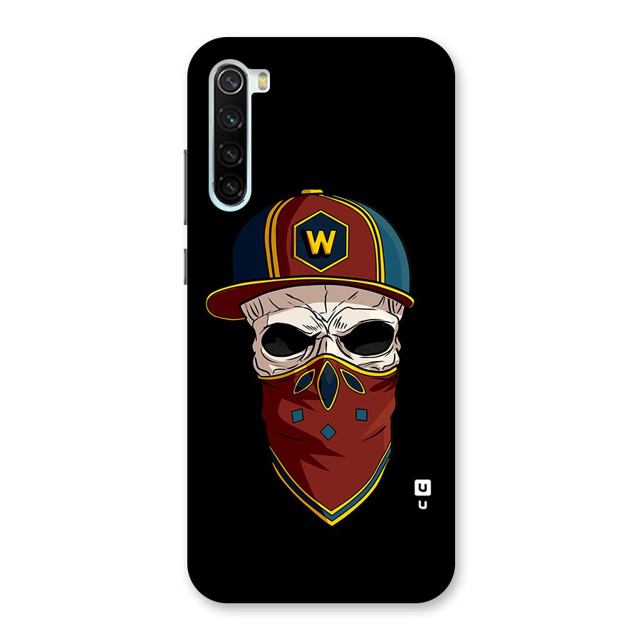Cool Skull Mask Cap Back Case for Redmi Note 8