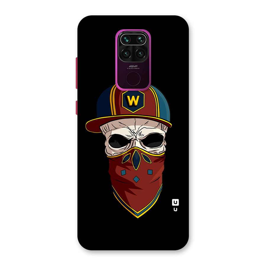 Cool Skull Mask Cap Back Case for Redmi Note 9