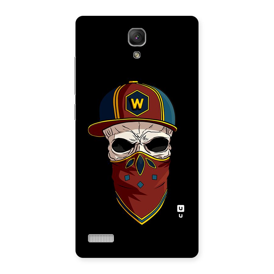 Cool Skull Mask Cap Back Case for Redmi Note Prime